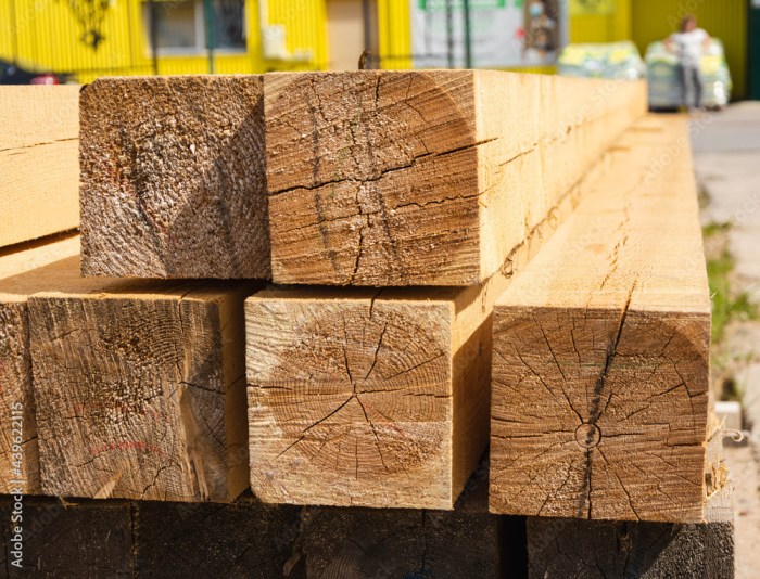 Holzbalken deko selber machen