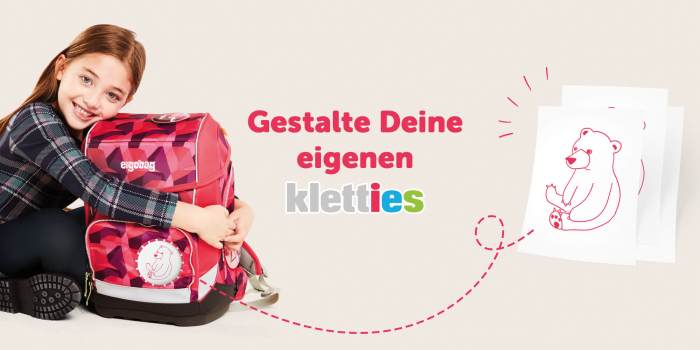 Kletties für ergobag selbst gestalten